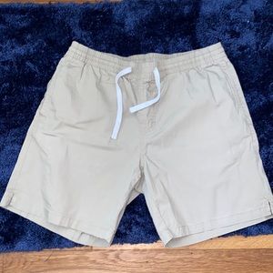Men’s Bearbottom Khaki Drawstring Shorts 7”